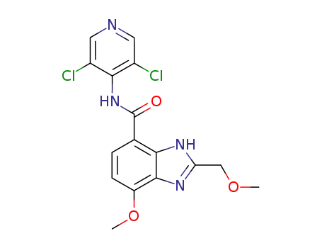 N-(3,5-dichloro-pyridin-4-yl)-7-methoxy-2-methoxymethyl-3H-benzimidazole-4-carboxamide