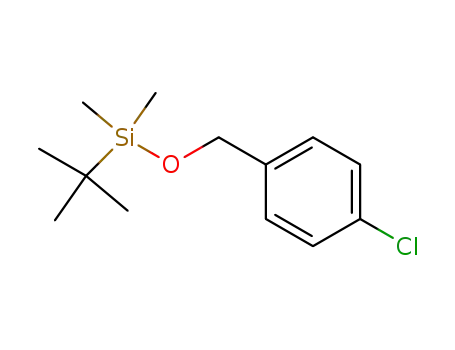 Molecular Structure of 256521-85-4 (Silane, [(4-chlorophenyl)methoxy](1,1-dimethylethyl)dimethyl-)