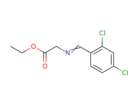 (2,4-dichlorobenzylideneamino)acetic acid ethyl ester