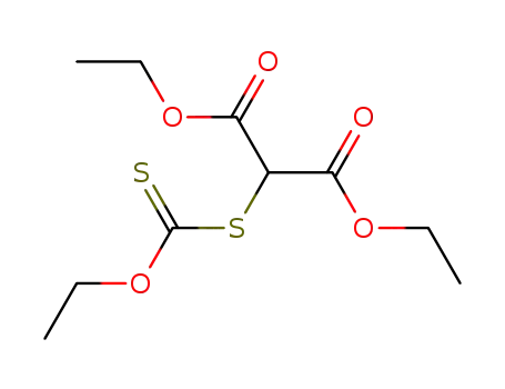 Molecular Structure of 218966-77-9 (Propanedioic acid, [(ethoxythioxomethyl)thio]-, diethyl ester)