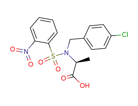 (S)-2-[(4-Chloro-benzyl)-(2-nitro-benzenesulfonyl)-amino]-propionic acid