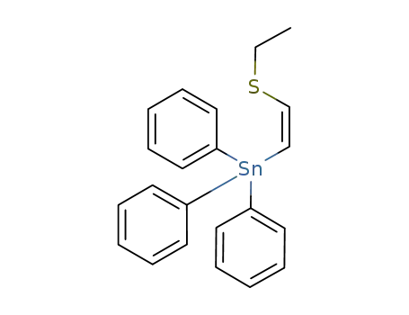 (Z)-1-ethylthio-2-triphenylstannylethene