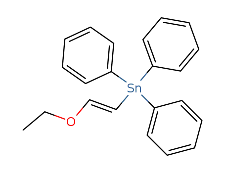 (E)-1-ethoxy-2-triphenylstannylethene