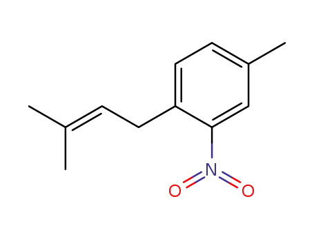 2-(3-methylbut-2-enyl)-5-methylnitrobenzene