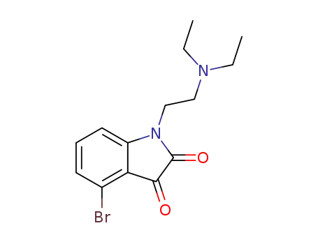1-(2-diethylaminoethyl)-4-bromoisatin