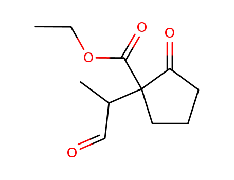 ethyl 1-(1-methyl-2-oxoethyl)-2-oxocyclopentanecarboxylate