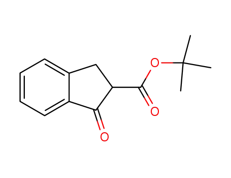 Molecular Structure of 375349-06-7 (1H-Indene-2-carboxylic acid, 2,3-dihydro-1-oxo-, 1,1-dimethylethyl
ester)
