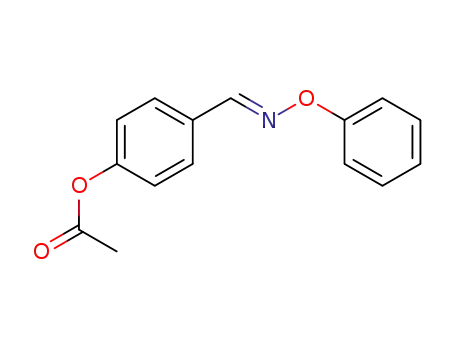 acetic acid 4-(phenoxyimino-methyl)-phenyl ester