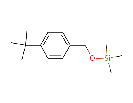 Molecular Structure of 624286-50-6 (Silane, [[4-(1,1-dimethylethyl)phenyl]methoxy]trimethyl-)
