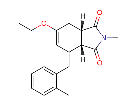 (3aR,7aS)-6-Ethoxy-2-methyl-4-(2-methyl-benzyl)-3a,4,7,7a-tetrahydro-isoindole-1,3-dione