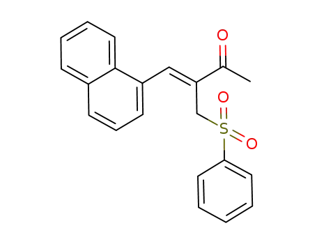(Z)-3-Benzenesulfonylmethyl-4-naphthalen-1-yl-but-3-en-2-one