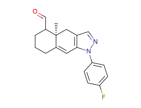 (4aR)-1-(4-fluorophenyl)-4a-methyl-4,4a,5,6,7,8-hyxahydro-1H-benzo[f]indazole-5-carbaldehyde