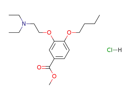 methyl 4-butoxy-3-(2-diethylaminoethoxy)benzoate hydrochloride