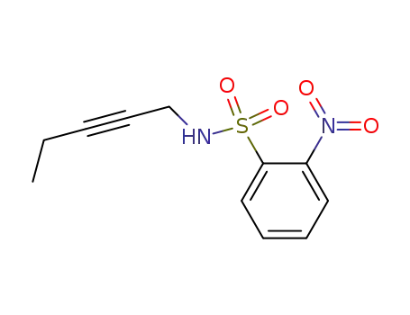 2-nitro-N-(pent-2-yn-1-yl)benzene-1-sulfonamide