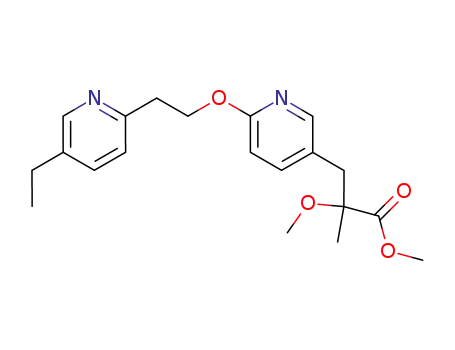 3-{6-[2-(5-ethyl-pyridin-2-yl)-ethoxy]-pyridin-3-yl}-2-methoxy-2-methyl-propionic acid methyl ester