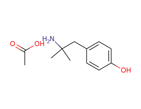 4-(2-amino-2-methylpropyl)phenol acetic acid salt