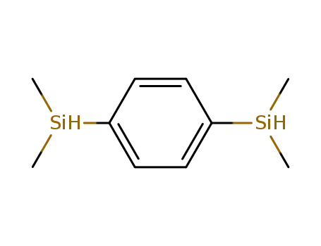 Molecular Structure of 2488-01-9 (1,4-Bis(dimethylsilyl)benzene)