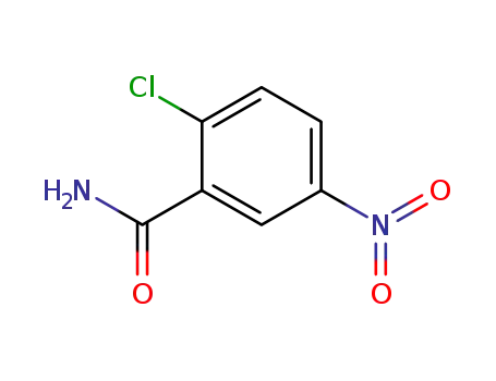 Molecular Structure of 16588-15-1 (2-CHLORO-5-NITROBENZAMIDE)