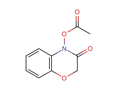 Molecular Structure of 33252-96-9 (2H-1,4-Benzoxazin-3(4H)-one, 4-(acetyloxy)-)