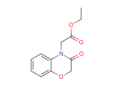 Molecular Structure of 26673-71-2 (ETHYL 2-(2,3-DIHYDRO-3-OXOBENZO[B][1,4]OXAZIN-4-YL)ACETATE)