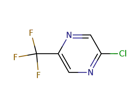Molecular Structure of 799557-87-2 (2-Chloro-5-(trifluoroMethyl)pyrazine)