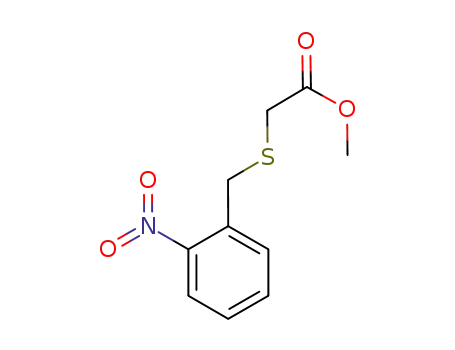 (2-nitro-benzylsulfanyl)-acetic acid methyl ester