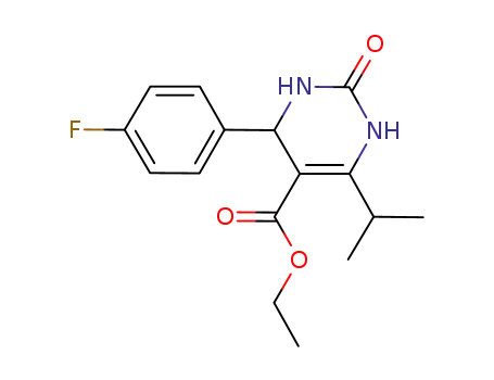 ethyl 4-(4-fluorophenyl)-6-isopropyl-2-oxo-3,4-dihydro-1H-pyrimidine-5-carboxylate
