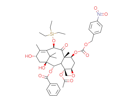 7-p-nitrobenzyloxycarbonyl-10-Triethylsilyl-10 desacetylbaccatin III
