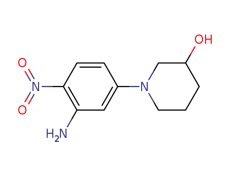 5-(3'-hydroxypiperidin-1'-yl)-2-nitroaniline