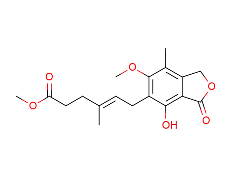 Molecular Structure of 31858-66-9 (Methyl Mycophenolate (EP Impurity E))