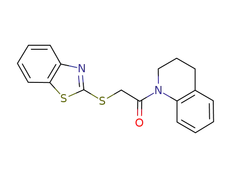 1-[(1,3-benzothiazol-2-ylsulfanyl)acetyl]-1,2,3,4-tetrahydroquinoline