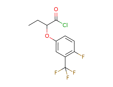 2-(4-fluoro-3-(trifluoromethyl)phenoxy)butanoic chloride