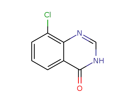 Molecular Structure of 101494-95-5 (8-CHLOROQUINAZOLIN-4(1H)-ONE)