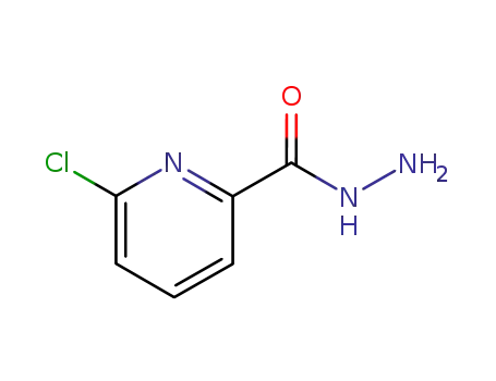 Molecular Structure of 98142-19-9 (6 - chloro - pyridine - 2 - carboxylic acid hydrazide)