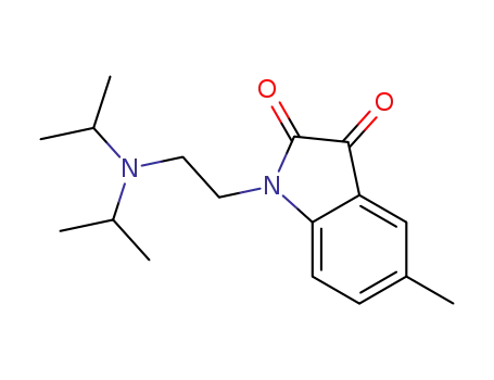 1-(2-diisopropylaminoethyl)-5-methylisatin