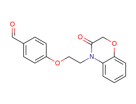 (+/-) 4-[2-(3-Oxo-2H-1,4-benzoxazin-4-yl)ethoxy]benzaldehyde