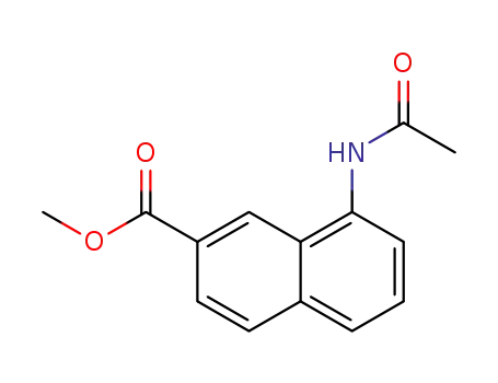 8-acetylamino-2-naphthoic acid, methyl ester