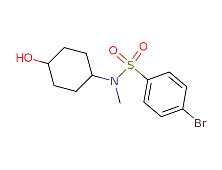 trans-4-Bromo-N-(4-hydroxy-cyclohexyl)-N-methyl-benzenesulfonamide