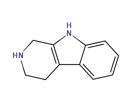 Molecular Structure of 16502-01-5 (1,2,3,4-TETRAHYDRO-9H-PYRIDO[3,4-B]INDOLE)