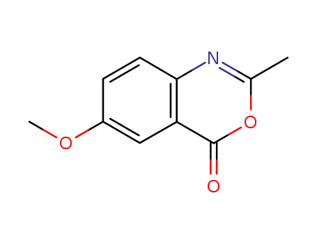 Molecular Structure of 38527-50-3 (4H-3,1-Benzoxazin-4-one, 6-methoxy-2-methyl-)
