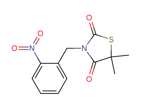 5,5-dimethyl-3-(2-nitrobenzyl)thiazolidine-2,4-dione