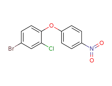 Molecular Structure of 38100-79-7 (Benzene, 4-bromo-2-chloro-1-(4-nitrophenoxy)-)