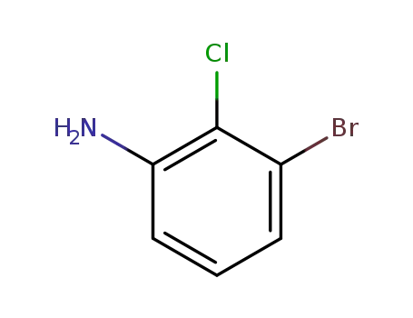 Molecular Structure of 56131-46-5 (3-bromo-2-chloroaniline)