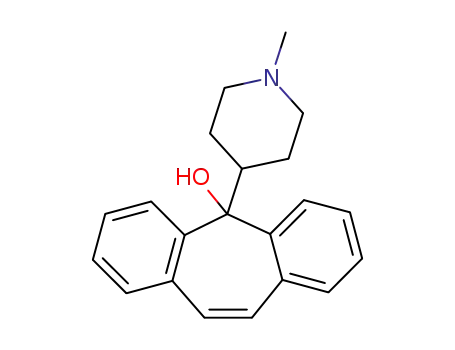 5H-Dibenzo[a,d]cyclohepten-5-ol,5-(1-methyl-4-piperidinyl)-
