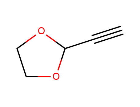 Molecular Structure of 18938-38-0 (1,3-Dioxolane, 2-ethynyl-)