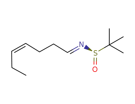 (R)-N-[(Z)-hept-4-en-(E)-ylidene]-(2-tert-butane)sulfinamide
