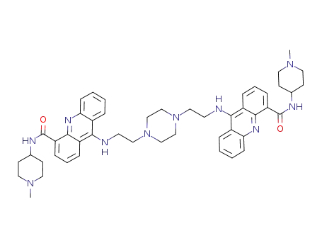 N,N-bis{4-[N-(N-methylpiperidin-4-yl)carbamoyl]acridin-9-yl}-[1,4-bis(2-aminoethyl)-piperazine]