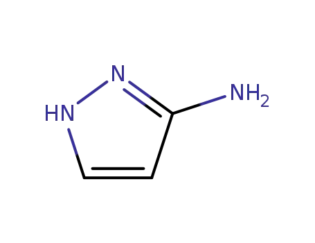 Molecular Structure of 1820-80-0 (3-Aminopyrazole)