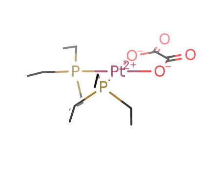 Molecular Structure of 81457-59-2 (Bis(triethylphosphine)oxalato platinum (II))