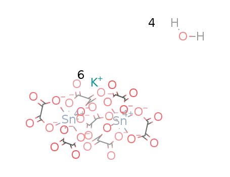 potassium-μ-oxalato-di[trisoxalatostannate(IV)] tetrahydrate